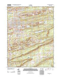 Hazleton Pennsylvania Historical topographic map, 1:24000 scale, 7.5 X 7.5 Minute, Year 2013