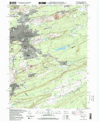 Hazleton Pennsylvania Historical topographic map, 1:24000 scale, 7.5 X 7.5 Minute, Year 1997