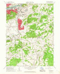 Hellertown Pennsylvania Historical topographic map, 1:24000 scale, 7.5 X 7.5 Minute, Year 1965