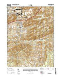 Hellertown Pennsylvania Current topographic map, 1:24000 scale, 7.5 X 7.5 Minute, Year 2016