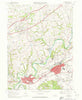 Hershey Pennsylvania Historical topographic map, 1:24000 scale, 7.5 X 7.5 Minute, Year 1969