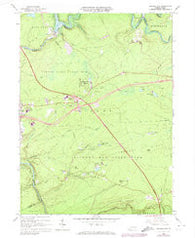 Hickory Run Pennsylvania Historical topographic map, 1:24000 scale, 7.5 X 7.5 Minute, Year 1966