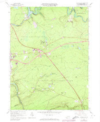 Hickory Run Pennsylvania Historical topographic map, 1:24000 scale, 7.5 X 7.5 Minute, Year 1966