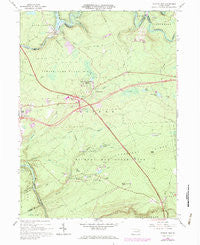 Hickory Run Pennsylvania Historical topographic map, 1:24000 scale, 7.5 X 7.5 Minute, Year 1966