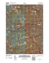 Hickory Run Pennsylvania Historical topographic map, 1:24000 scale, 7.5 X 7.5 Minute, Year 2010