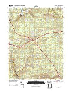 Hickory Run Pennsylvania Historical topographic map, 1:24000 scale, 7.5 X 7.5 Minute, Year 2013