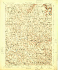 Hilliards Pennsylvania Historical topographic map, 1:62500 scale, 15 X 15 Minute, Year 1912