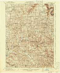 Hilliards Pennsylvania Historical topographic map, 1:62500 scale, 15 X 15 Minute, Year 1912