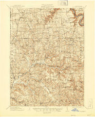 Hilliards Pennsylvania Historical topographic map, 1:62500 scale, 15 X 15 Minute, Year 1912