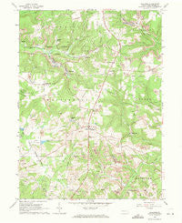 Hilliards Pennsylvania Historical topographic map, 1:24000 scale, 7.5 X 7.5 Minute, Year 1963