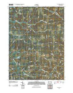 Hilliards Pennsylvania Historical topographic map, 1:24000 scale, 7.5 X 7.5 Minute, Year 2010