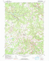 Hilliards Pennsylvania Historical topographic map, 1:24000 scale, 7.5 X 7.5 Minute, Year 1963