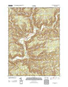 Hillsgrove Pennsylvania Historical topographic map, 1:24000 scale, 7.5 X 7.5 Minute, Year 2013