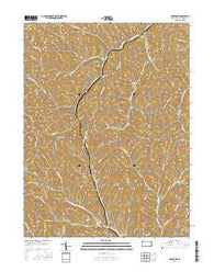 Holbrook Pennsylvania Current topographic map, 1:24000 scale, 7.5 X 7.5 Minute, Year 2016