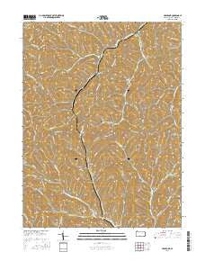 Holbrook Pennsylvania Current topographic map, 1:24000 scale, 7.5 X 7.5 Minute, Year 2016