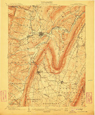 Hollidaysburg Pennsylvania Historical topographic map, 1:62500 scale, 15 X 15 Minute, Year 1903