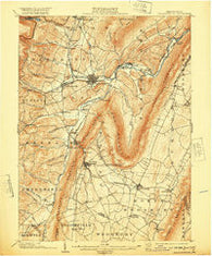 Hollidaysburg Pennsylvania Historical topographic map, 1:62500 scale, 15 X 15 Minute, Year 1903