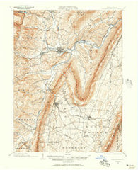 Hollidaysburg Pennsylvania Historical topographic map, 1:62500 scale, 15 X 15 Minute, Year 1902
