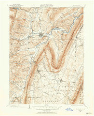 Hollidaysburg Pennsylvania Historical topographic map, 1:62500 scale, 15 X 15 Minute, Year 1902
