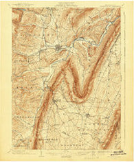 Hollidaysburg Pennsylvania Historical topographic map, 1:62500 scale, 15 X 15 Minute, Year 1903