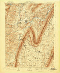 Hollidaysburg Pennsylvania Historical topographic map, 1:62500 scale, 15 X 15 Minute, Year 1903