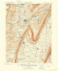 Hollidaysburg Pennsylvania Historical topographic map, 1:62500 scale, 15 X 15 Minute, Year 1903