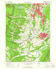 Hollidaysburg Pennsylvania Historical topographic map, 1:24000 scale, 7.5 X 7.5 Minute, Year 1963