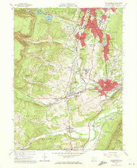 Hollidaysburg Pennsylvania Historical topographic map, 1:24000 scale, 7.5 X 7.5 Minute, Year 1963
