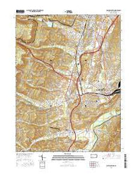 Hollidaysburg Pennsylvania Current topographic map, 1:24000 scale, 7.5 X 7.5 Minute, Year 2016