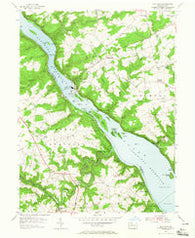 Holtwood Pennsylvania Historical topographic map, 1:24000 scale, 7.5 X 7.5 Minute, Year 1955