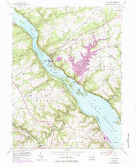Holtwood Pennsylvania Historical topographic map, 1:24000 scale, 7.5 X 7.5 Minute, Year 1955