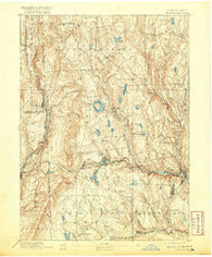 Honesdale Pennsylvania Historical topographic map, 1:62500 scale, 15 X 15 Minute, Year 1892