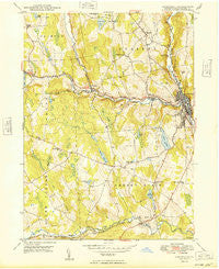 Honesdale Pennsylvania Historical topographic map, 1:24000 scale, 7.5 X 7.5 Minute, Year 1949