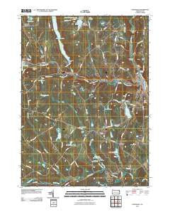 Honesdale Pennsylvania Historical topographic map, 1:24000 scale, 7.5 X 7.5 Minute, Year 2010