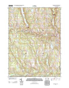 Honesdale Pennsylvania Historical topographic map, 1:24000 scale, 7.5 X 7.5 Minute, Year 2013