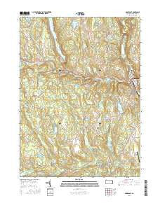 Honesdale Pennsylvania Current topographic map, 1:24000 scale, 7.5 X 7.5 Minute, Year 2016