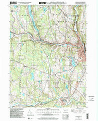 Honesdale Pennsylvania Historical topographic map, 1:24000 scale, 7.5 X 7.5 Minute, Year 1999