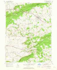 Honey Brook Pennsylvania Historical topographic map, 1:24000 scale, 7.5 X 7.5 Minute, Year 1955