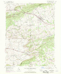 Honey Brook Pennsylvania Historical topographic map, 1:24000 scale, 7.5 X 7.5 Minute, Year 1955