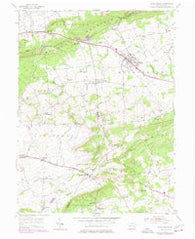 Honey Brook Pennsylvania Historical topographic map, 1:24000 scale, 7.5 X 7.5 Minute, Year 1955