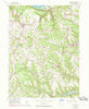 Hookstown Pennsylvania Historical topographic map, 1:24000 scale, 7.5 X 7.5 Minute, Year 1954