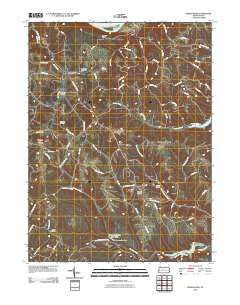 Hookstown Pennsylvania Historical topographic map, 1:24000 scale, 7.5 X 7.5 Minute, Year 2010