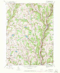 Hop Bottom Pennsylvania Historical topographic map, 1:24000 scale, 7.5 X 7.5 Minute, Year 1946