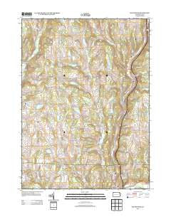Hop Bottom Pennsylvania Historical topographic map, 1:24000 scale, 7.5 X 7.5 Minute, Year 2013