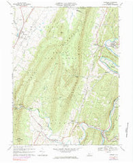 Hopewell Pennsylvania Historical topographic map, 1:24000 scale, 7.5 X 7.5 Minute, Year 1968