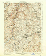 Houtzdale Pennsylvania Historical topographic map, 1:62500 scale, 15 X 15 Minute, Year 1905