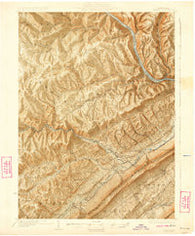 Howard Pennsylvania Historical topographic map, 1:62500 scale, 15 X 15 Minute, Year 1923