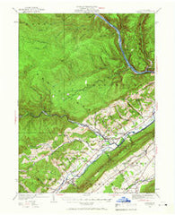 Howard Pennsylvania Historical topographic map, 1:62500 scale, 15 X 15 Minute, Year 1921