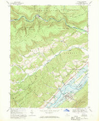 Howard Pennsylvania Historical topographic map, 1:24000 scale, 7.5 X 7.5 Minute, Year 1967
