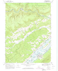 Howard Pennsylvania Historical topographic map, 1:24000 scale, 7.5 X 7.5 Minute, Year 1967